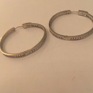 Vintage sterling silver pierced earrings